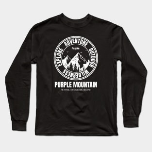 Purple Mountain, Mountaineering In Ireland Locations Long Sleeve T-Shirt